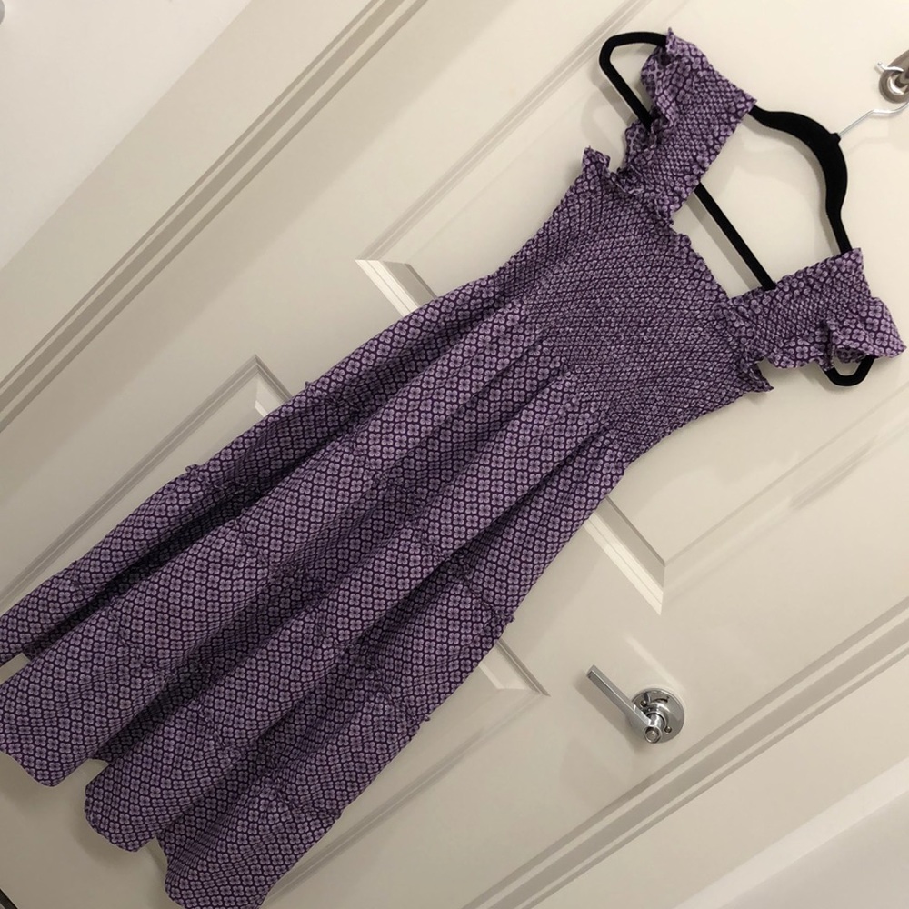 Hill House Plum Floral Jacquard Ellie Nap Dress